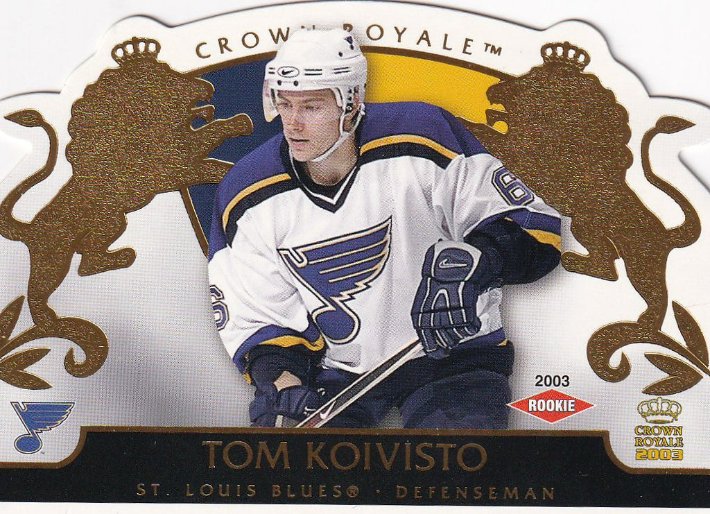 2002-03 Pacific Crown Royale Hockey Rookie #/2299 #134 St. Louis Blues, Tom Koivisto