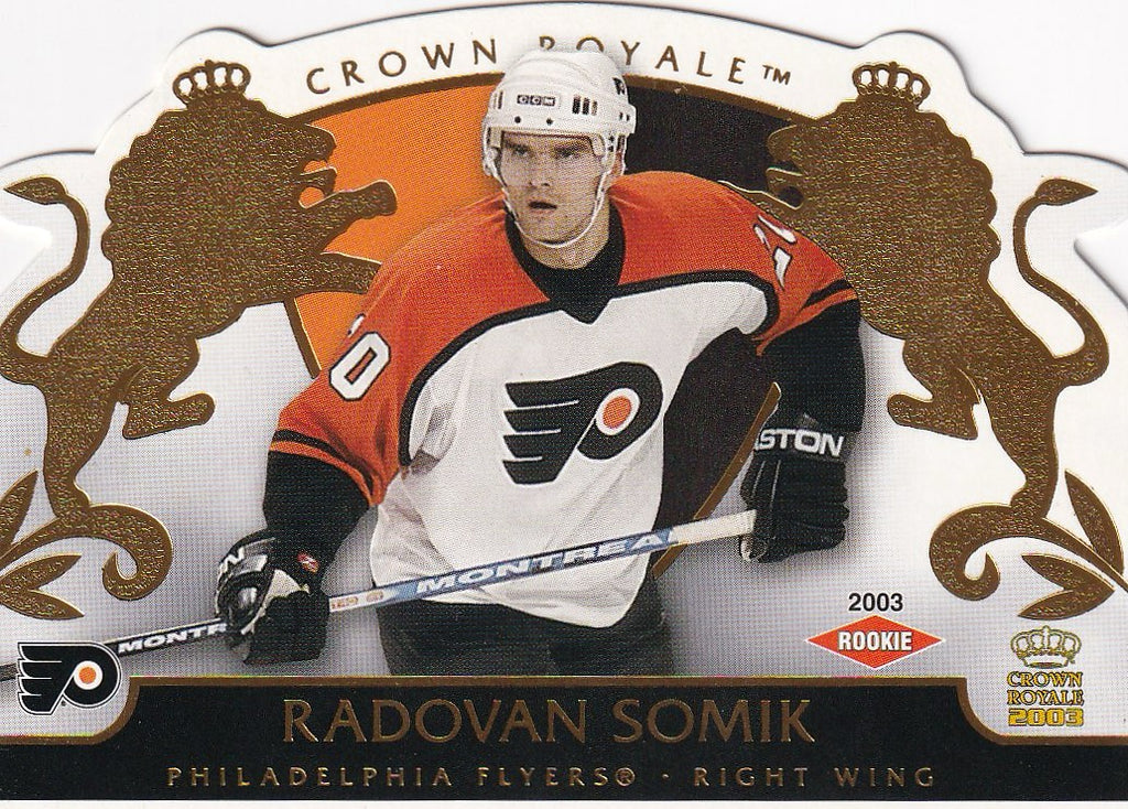 2002-03 Pacific Crown Royale Hockey Rookie #/2299 #131 Philadelphia Flyers, Radovan Somik