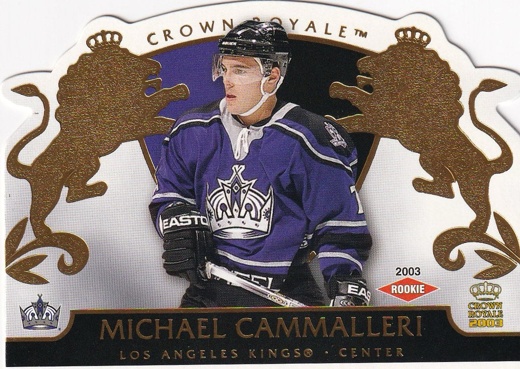 2002-03 Pacific Crown Royale Hockey Rookie #/2299 #117 Los Angeles Kings, Mike Cammalleri
