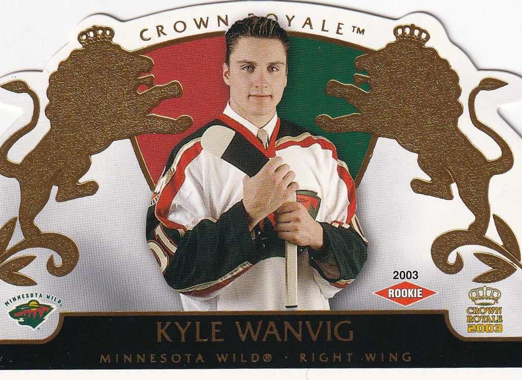 2002-03 Pacific Crown Royale Hockey Rookie #/2299 #121 Minnesota Wild, Kyle Wanvig