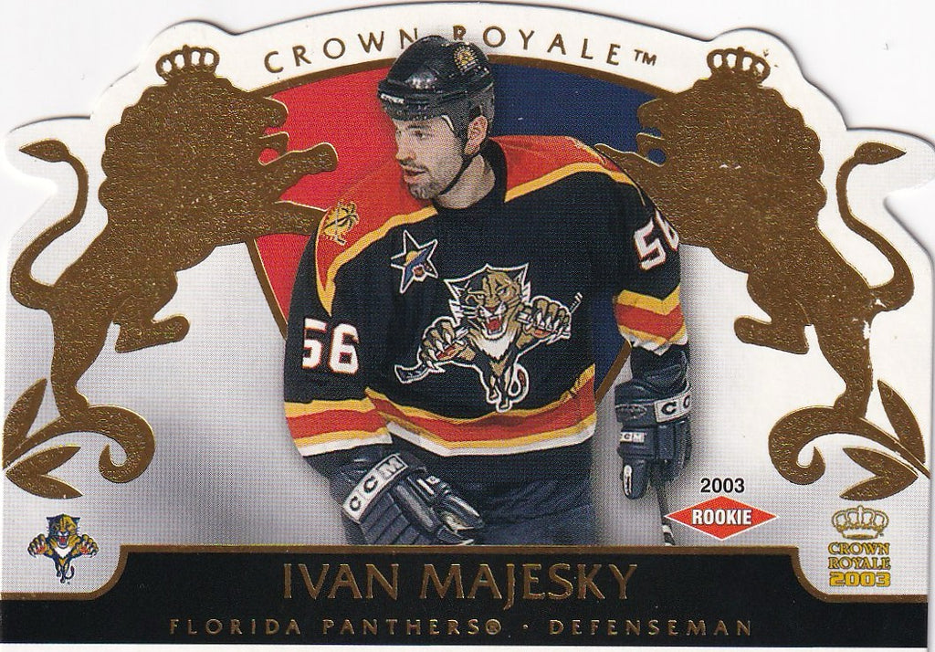 2002-03 Pacific Crown Royale Hockey Rookie #/2299 #116 Florida Panthers (Ivan Majesky)