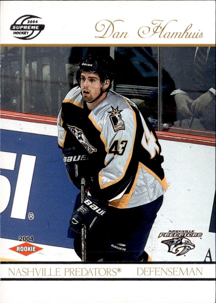 2003-04 Pacific Supreme - Retail Hockey Rookie #124 Nashville Predators (Dan Hamhuis)