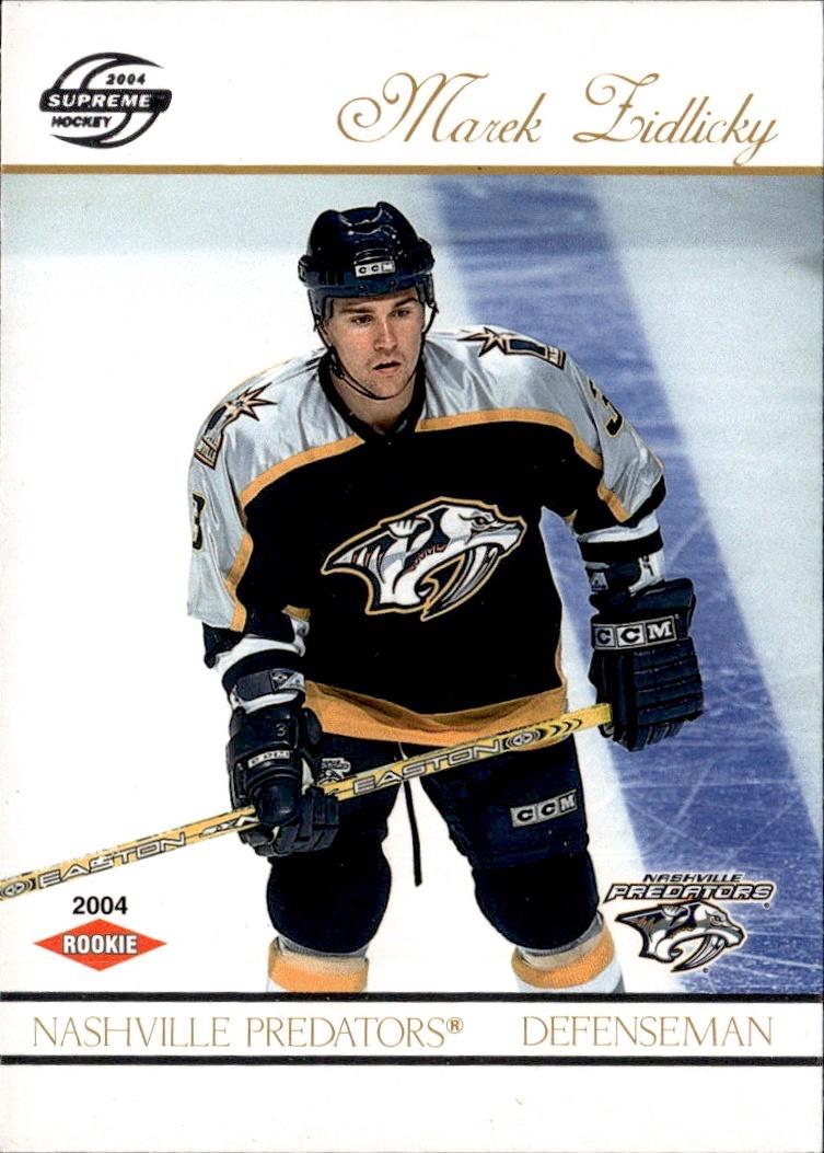2003-04 Pacific Supreme - Retail Hockey Rookie #126 Nashville Predators (Marek Zidlicky)