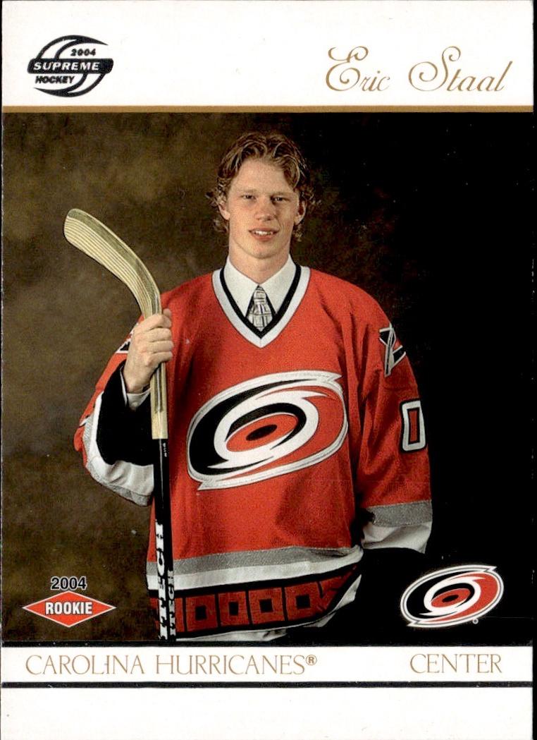 2003-04 Pacific Supreme - Retail Hockey Rookie #109 Carolina Hurricanes (Eric Staal)