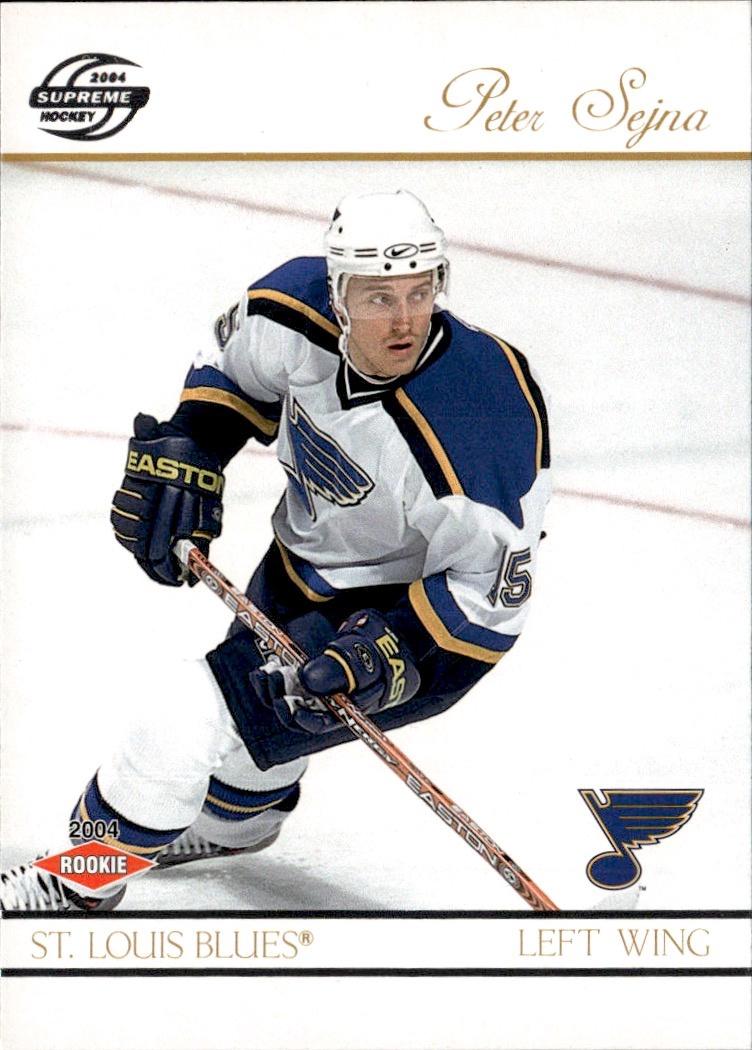 2003-04 Pacific Supreme - Retail Hockey Rookie #135 St. Louis Blues (Peter Sejna)