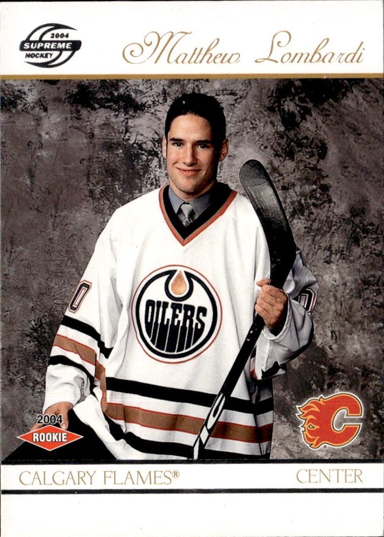 2003-04 Pacific Supreme - Retail Hockey Rookie #108 Calgary Flames (Matthew Lombardi)