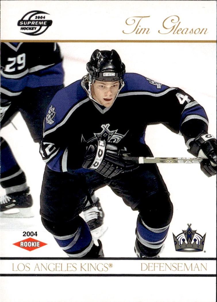 2003-04 Pacific Supreme - Retail Hockey Rookie #120 Los Angeles Kings (Tim Gleason)