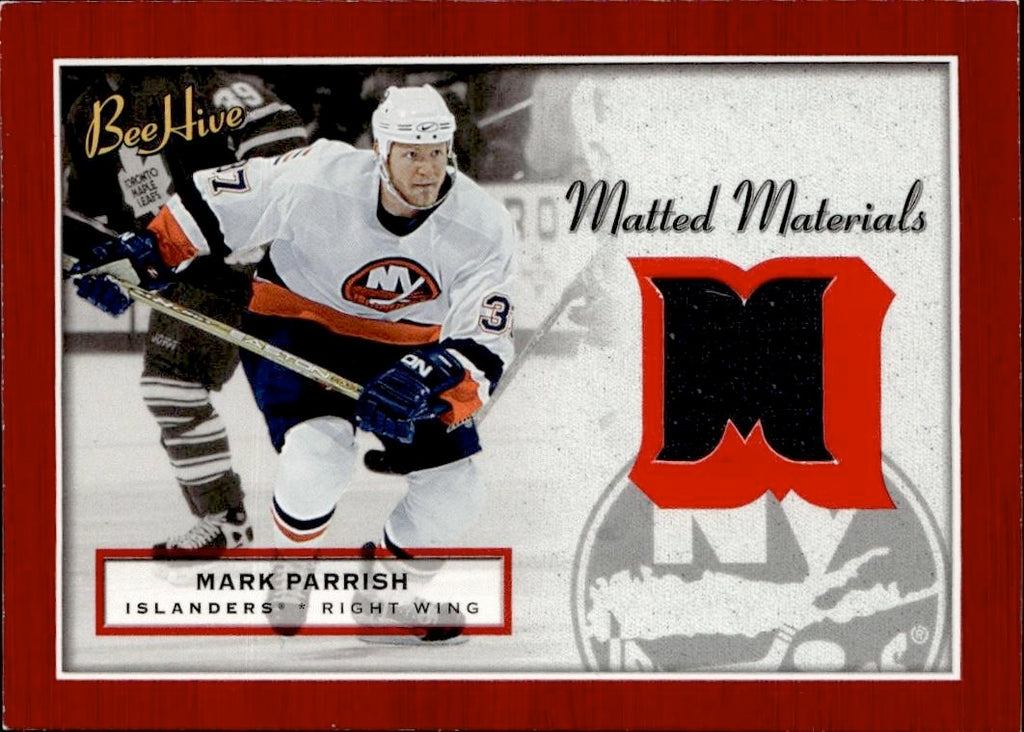 2005-06 Upper Deck Beehive Hockey Matted Materials #MM-MP New York Islanders (Mark Parrish)