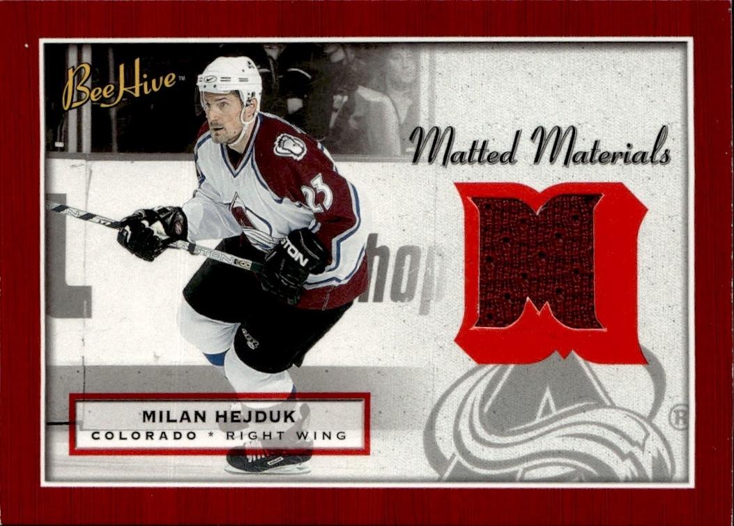 2005-06 Upper Deck Beehive Hockey Matted Materials #MM-HJ Colorado Avalanche (Milan Hejduk)