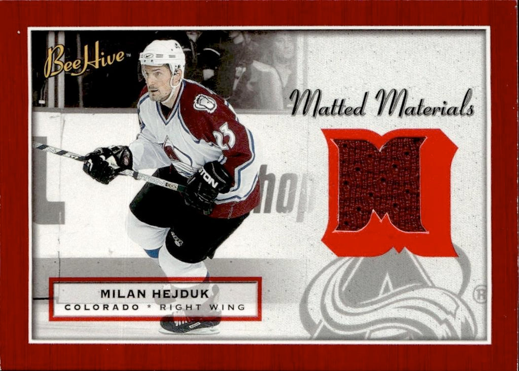 2005-06 Upper Deck Beehive Hockey Matted Materials #MM-HJ Colorado Avalanche (Milan Hejduk)