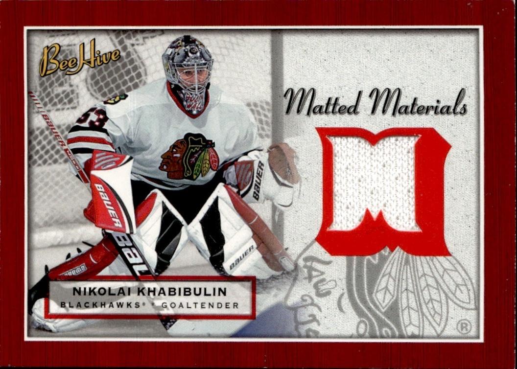 2005-06 Upper Deck Beehive Hockey Matted Materials #MM-NK Chicago Blackhawks (Nikolai Khabibulin)