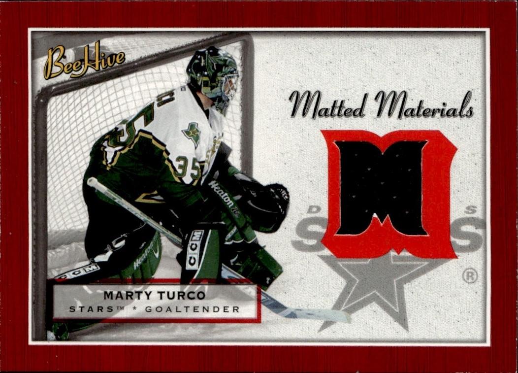 2005-06 Upper Deck Beehive Hockey Matted Materials #MM-MT Dallas Stars (Marty Turco)
