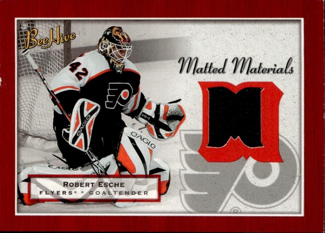 2005-06 Upper Deck Beehive Hockey Matted Materials #MM-RE Philadelphia Flyers (Robert Esche)