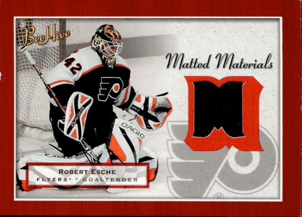 2005-06 Upper Deck Beehive Hockey Matted Materials #MM-RE Philadelphia Flyers (Robert Esche)