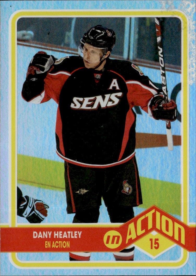 2009-10 O-Pee-Chee Hockey In Action #ACT11 Ottawa Senators (Dany Heatley)