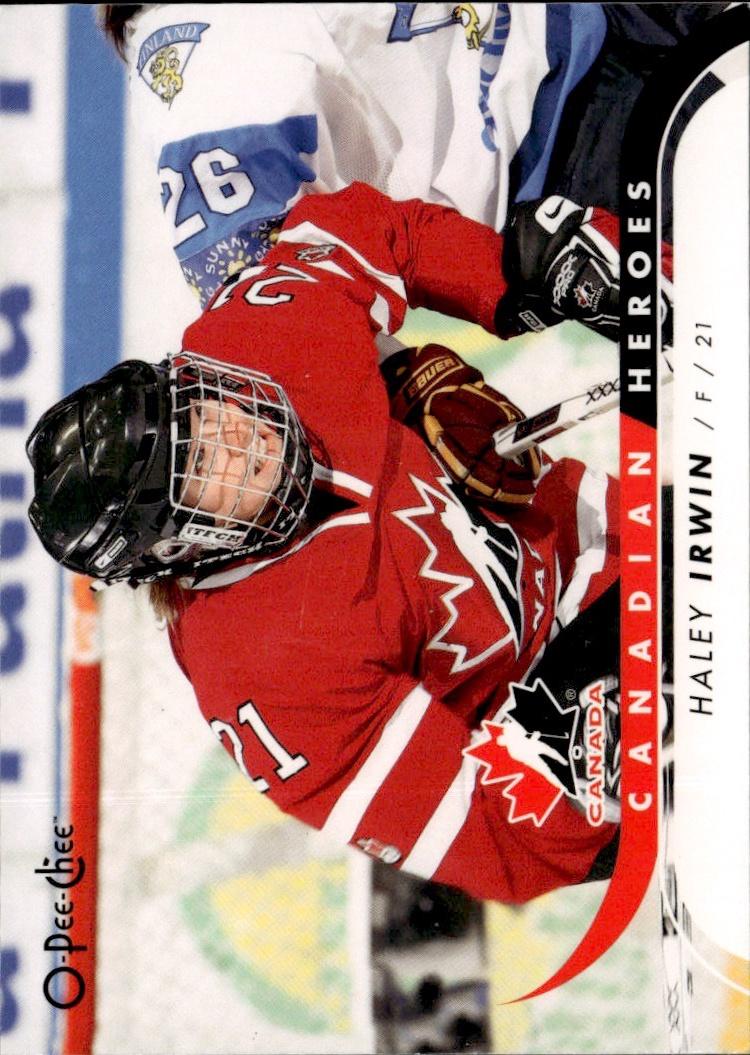 2009-10 O-Pee-Chee Hockey Canadian Heroes #CB-HI Canada (Haley Irwin)