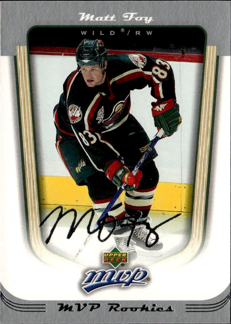 2005-06 Upper Deck MVP Hockey Rookie #429 Minnesota Wild (Matt Foy)
