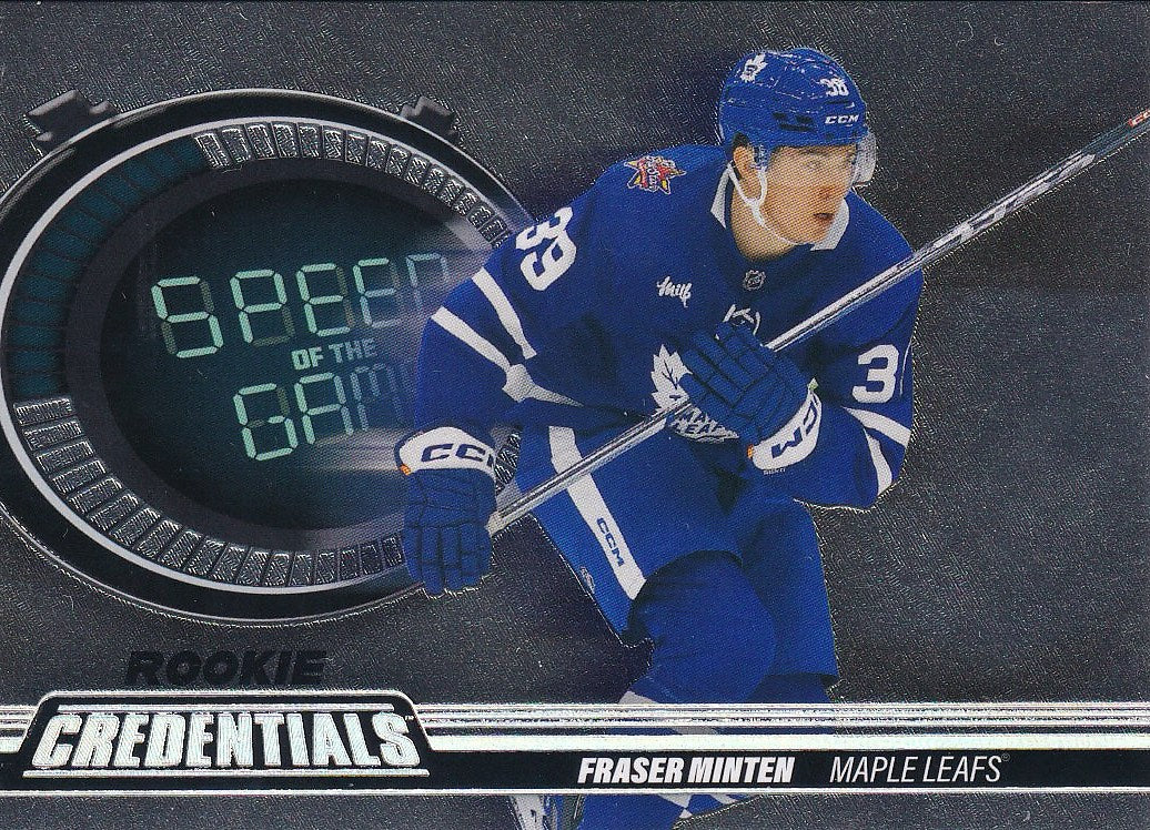 2023-24 Upper Deck Credentials Hockey Speed of the Game Rookies #SGR13 Toronto Maple Leafs, Fraser Minten