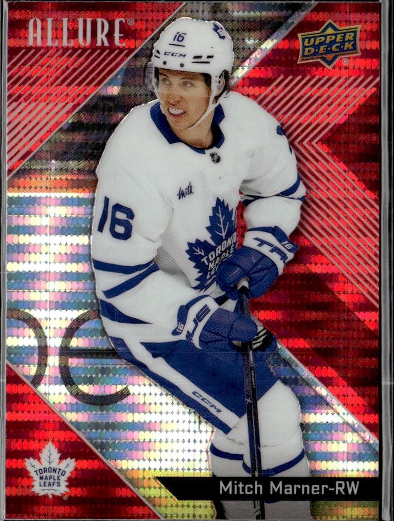 2024-25 Upper Deck Allure Hockey Red Rainbow #38 Toronto Maple Leafs (Mitch Marner)