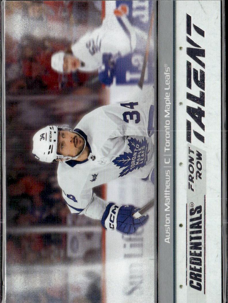 2024-25 Upper Deck Credentials Hockey Front Row Talent #FRT-AM Toronto Maple Leafs (Auston Matthews)