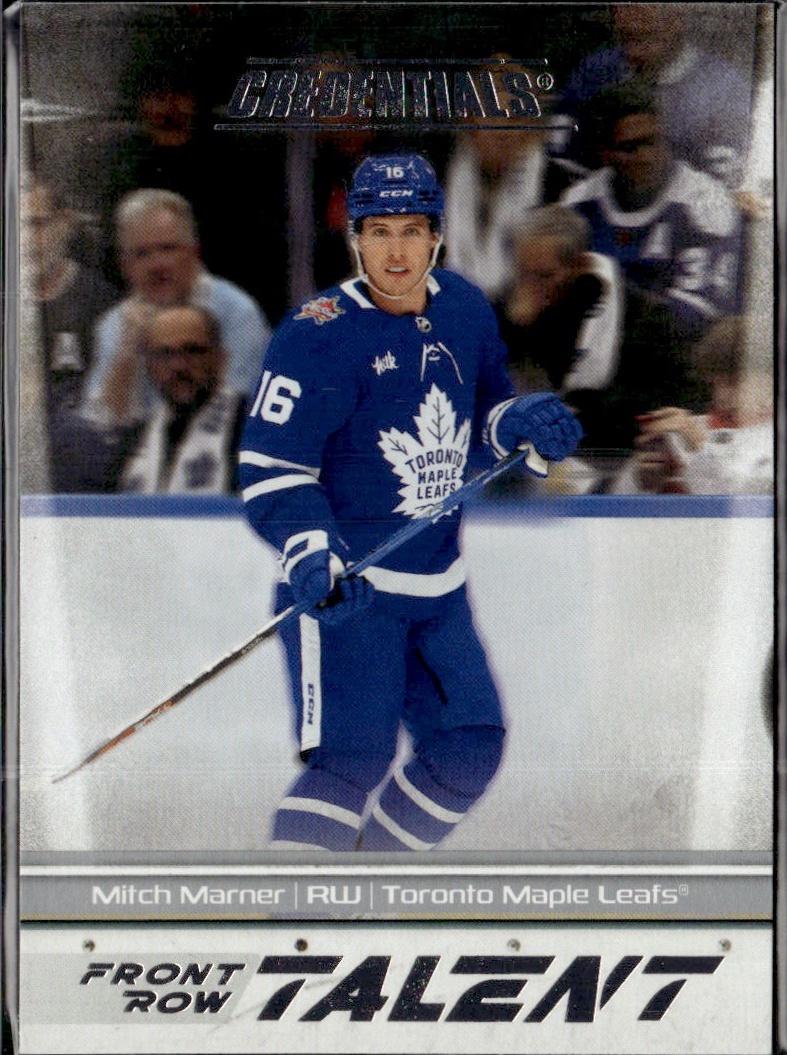2024-25 Upper Deck Credentials Hockey Front Row Talent #FRT-MM Toronto Maple Leafs (Mitch Marner)