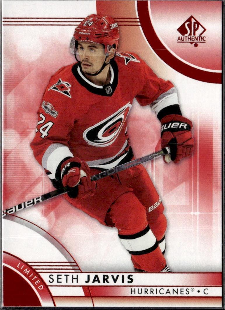2023-24 SP Authentic Hockey Limited Red #51 Carolina Hurricanes, Seth Jarvis
