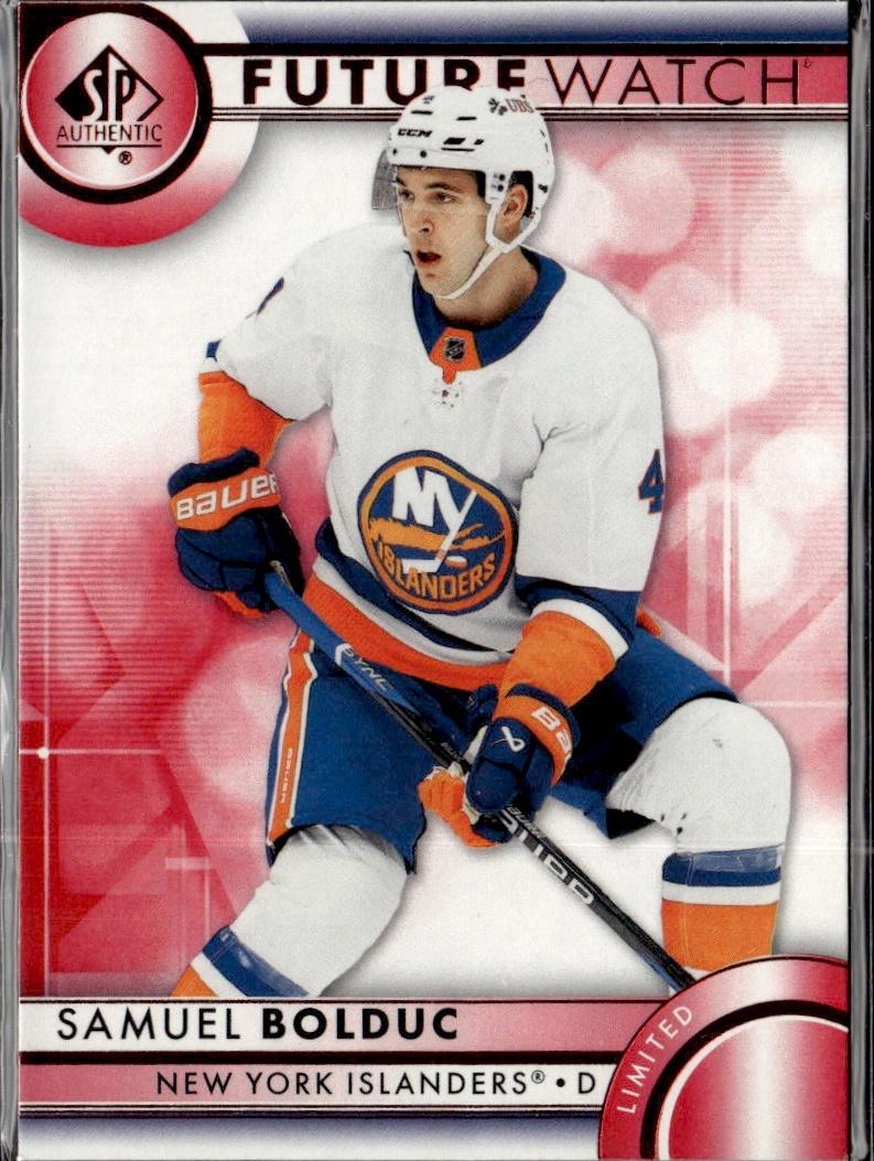 2023-24 SP Authentic Hockey Limited Red #126 New York Islanders, Samuel Bolduc