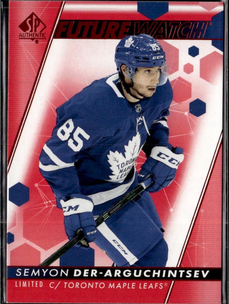 2022-23 SP Authentic Hockey Limited Red #195 Toronto Maple Leafs, Semyon Der-Arguchintsev