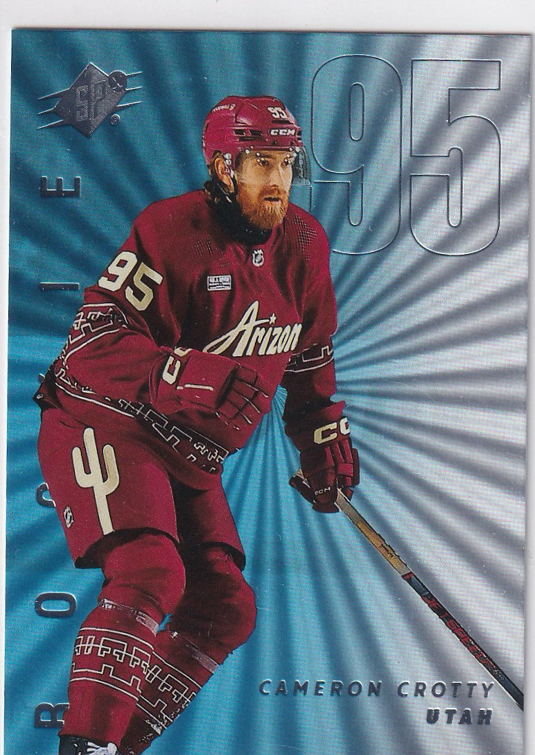 2024-25 SPx Hockey #109 Utah Hockey Club, Cameron Crotty