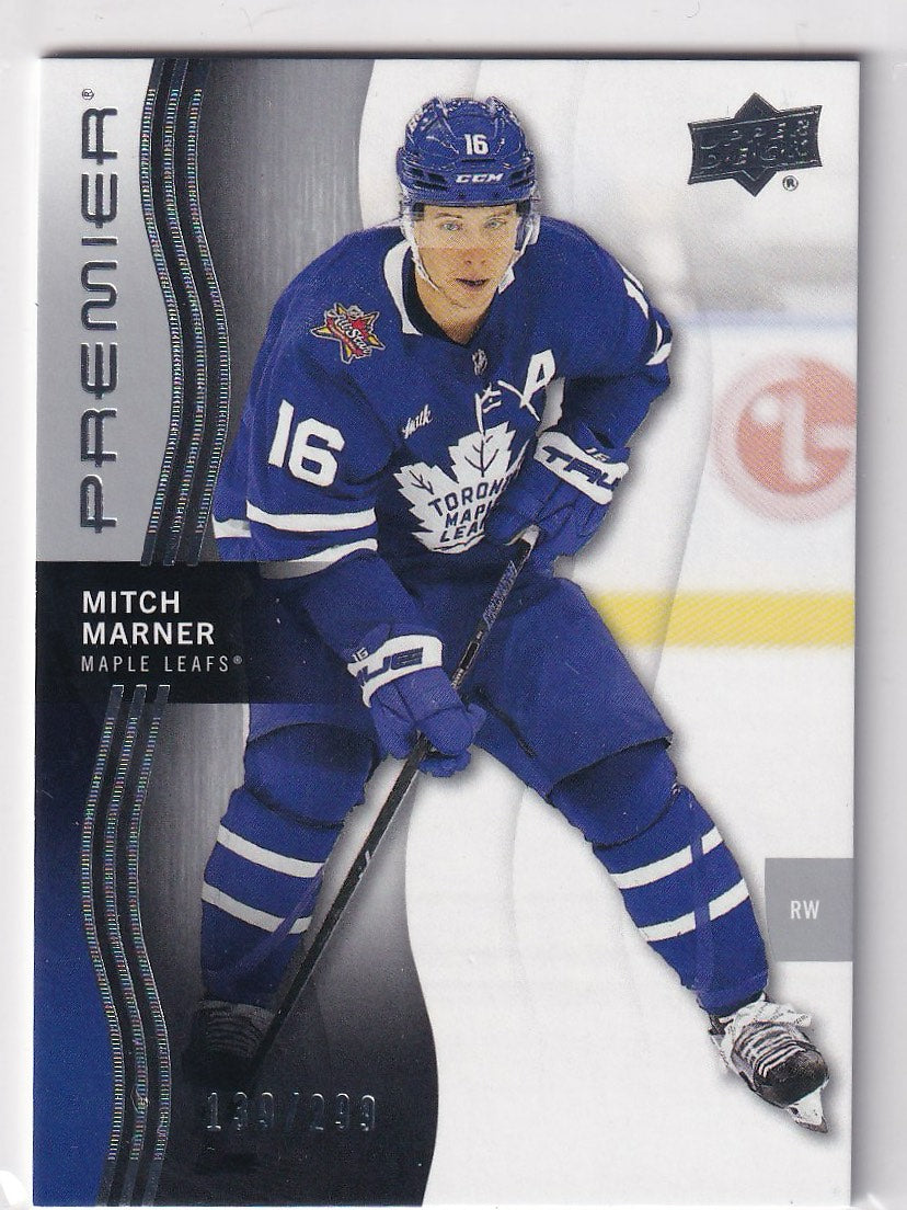 2023-24 Upper Deck Premier Hockey #/299 #66 Toronto Maple Leafs, Mitch Marner