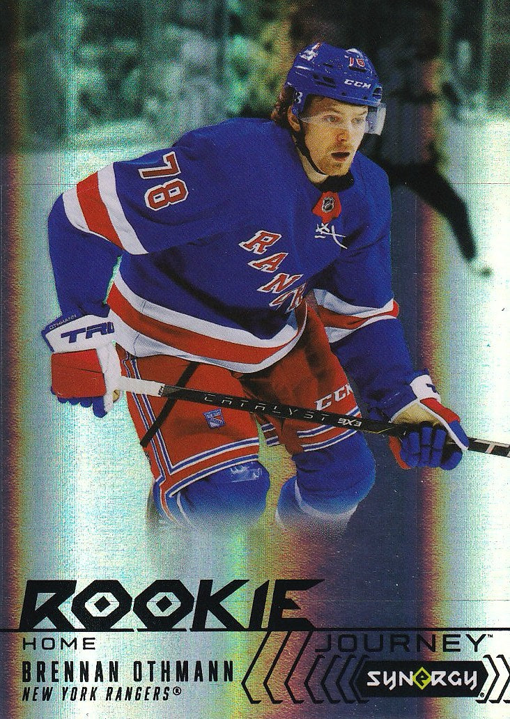 2024-25 Upper Deck Synergy Hockey Rookie Journey Home #RJ-2 New York Rangers, Brennan Othmann