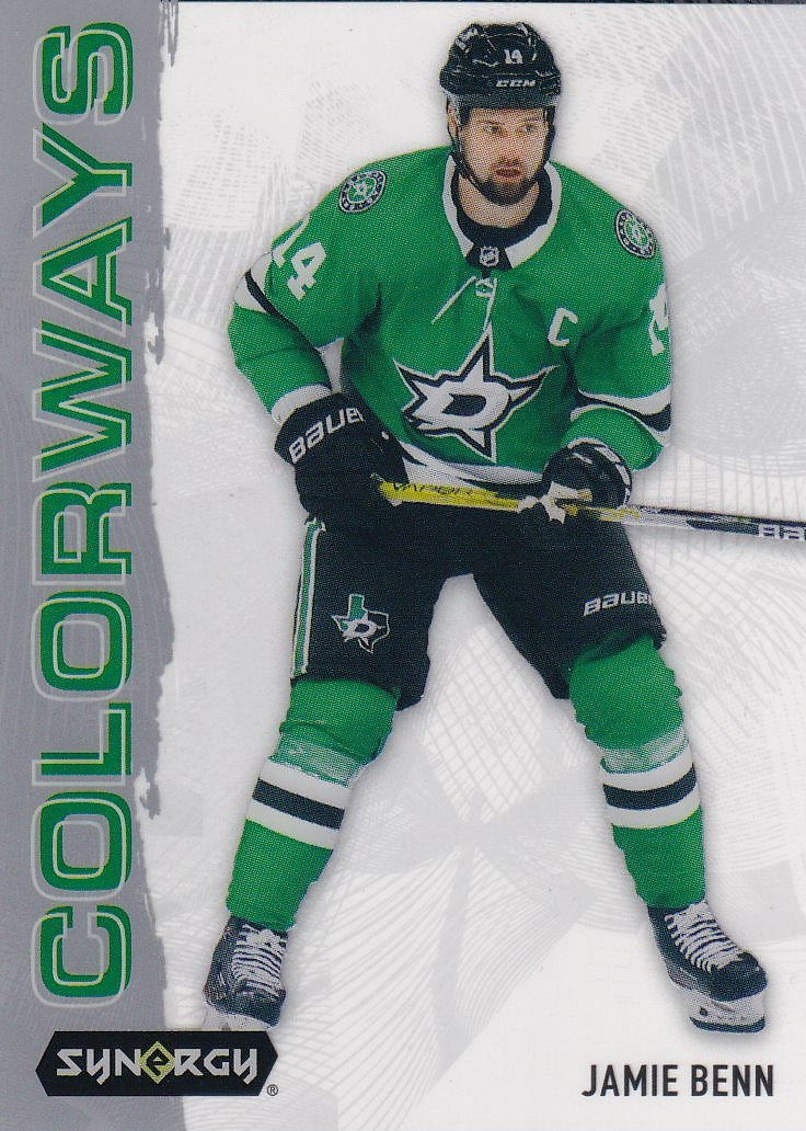 2024-25 Upper Deck Synergy Hockey Colorways #L-14 Dallas Stars, Jamie Benn