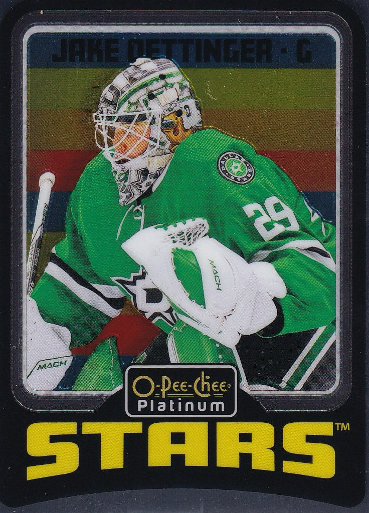 2024-25 O-Pee-Chee Platinum Hockey Retro #R42 Dallas Stars, Jake Oettinger
