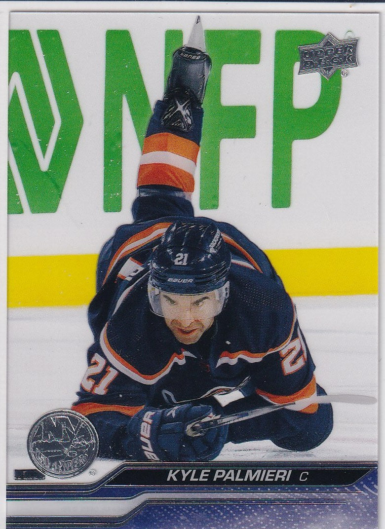 2023-24 Upper Deck Series 2 Hockey Clear Cut Parallel #363 New York Islanders, Kyle Palmieri