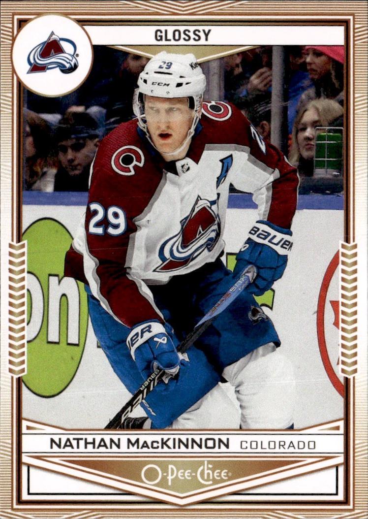 2024-25 Upper Deck Series 1 Hockey O-Pee-Chee Glossy #OG-25 Colorado Avalanche, Nathan MacKinnon