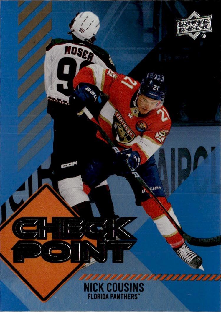 2024-25 Upper Deck Series 1 Hockey Checkpoint #CP-4 Florida Panthers, Nick Cousins