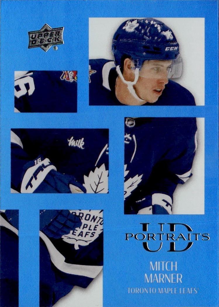 2024-25 Upper Deck Series 1 Hockey UD Portraits #P-22 Toronto Maple Leafs, Mitch Marner