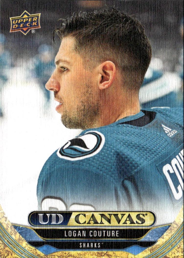 2024-25 Upper Deck Series 1 Hockey UD Canvas #C-9 San Jose Sharks, Logan Couture