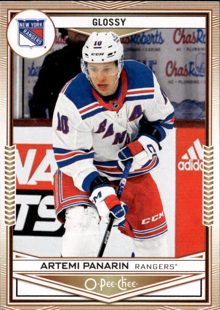 2024-25 Upper Deck Series 1 Hockey O-Pee-Chee Glossy Gold #OG-13 New York Rangers, Artemi Panarin