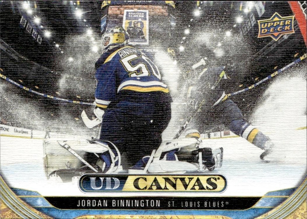 2024-25 Upper Deck Series 2 Hockey UD Canvas #C171 St. Louis Blues, Jordan Binnington