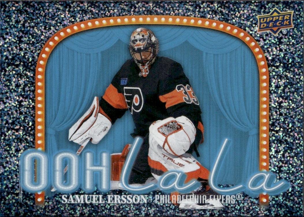 2024-25 Upper Deck Series 2 Hockey Ooh La La Speckle #OLL-22 Philadelphia Flyers, Samuel Ersson