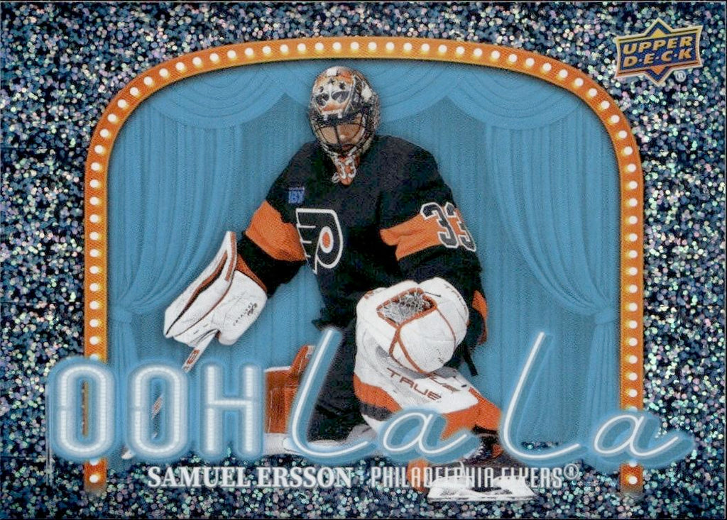 2024-25 Upper Deck Series 2 Hockey Ooh La La Speckle #OLL-22 Philadelphia Flyers, Samuel Ersson