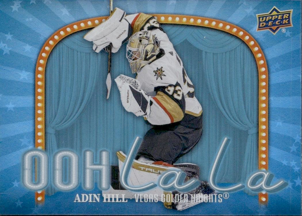 2024-25 Upper Deck Series 2 Hockey Ooh La La #OLL-20 Vegas Golden Knights, Adin Hill