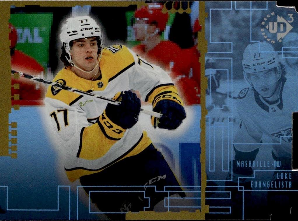 2023-24 Upper Deck Extended Series Hockey 1998-99 UD3 #UD3-11 Nashville Predators, Luke Evangelista