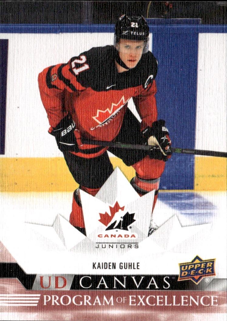2022-23 Upper Deck Series 2 UD Canvas Program Of Excellence #C257 Canada, Kaiden Guhle