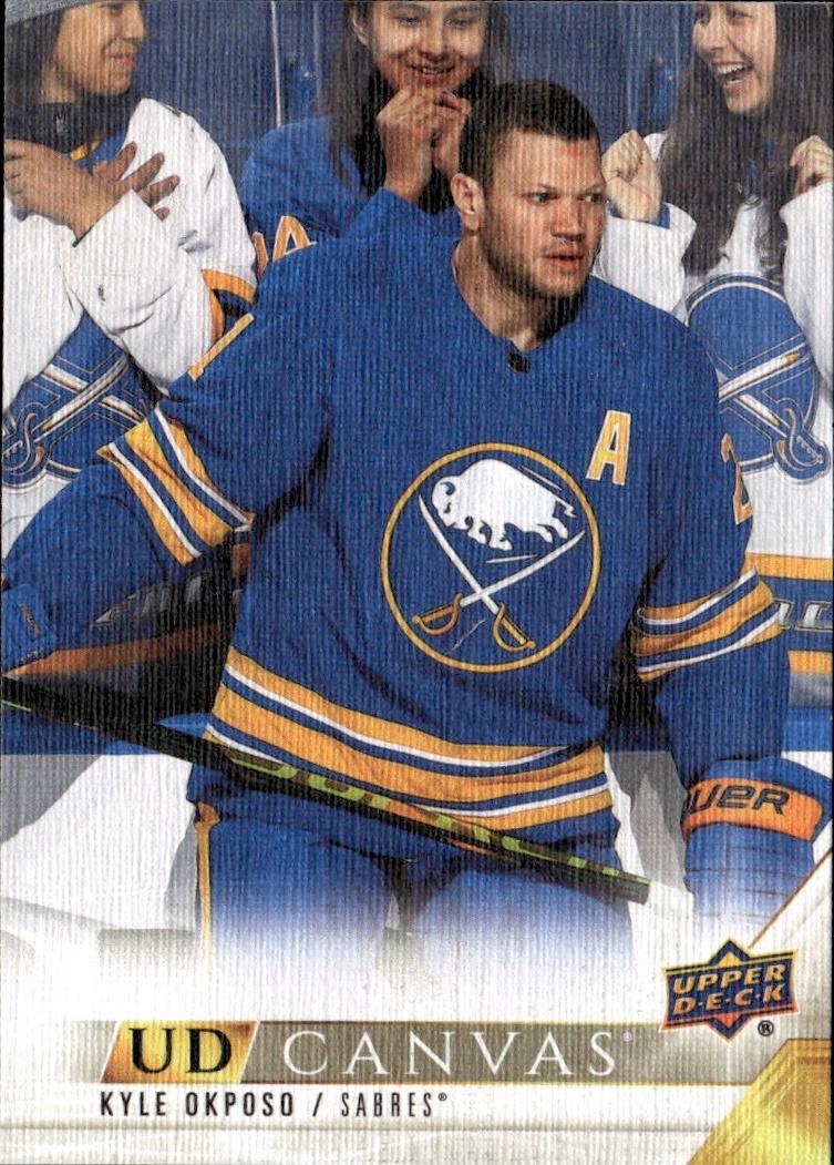 2022-23 Upper Deck Series 1 Hockey UD Canvas #C11 Buffalo Sabres, Kyle Okposo