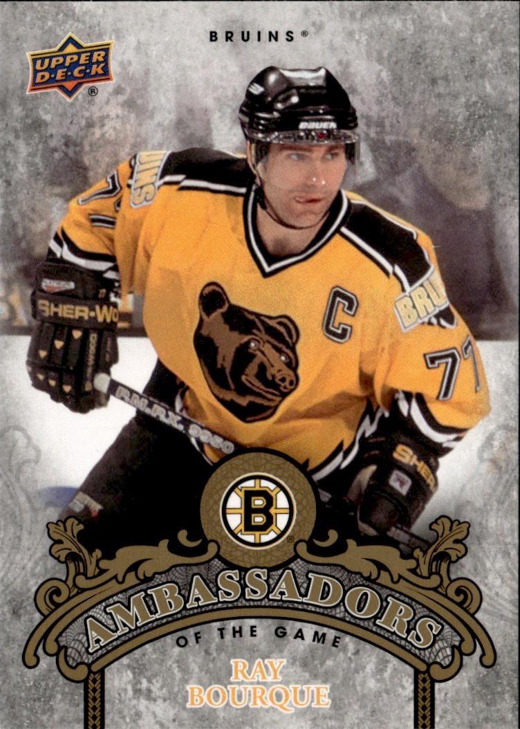 2010-11 Upper Deck Series 2 Hockey Ambassadors of the Game #AG-57 Boston Bruins, Ray Bourque