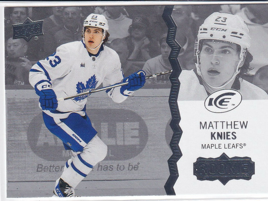 2023-24 Upper Deck Ice Hockey #109 Toronto Maple Leafs, Matthew Knies