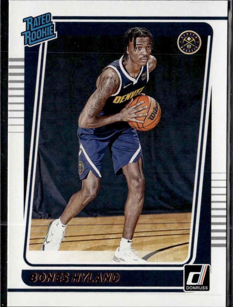 2021-22 Donruss Basketball - Base #244 Denver Nuggets, Bones Hyland