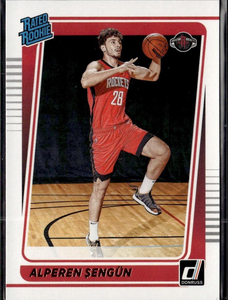 2021-22 Donruss Basketball - Base #219 Houston Rockets, Alperen Sengun